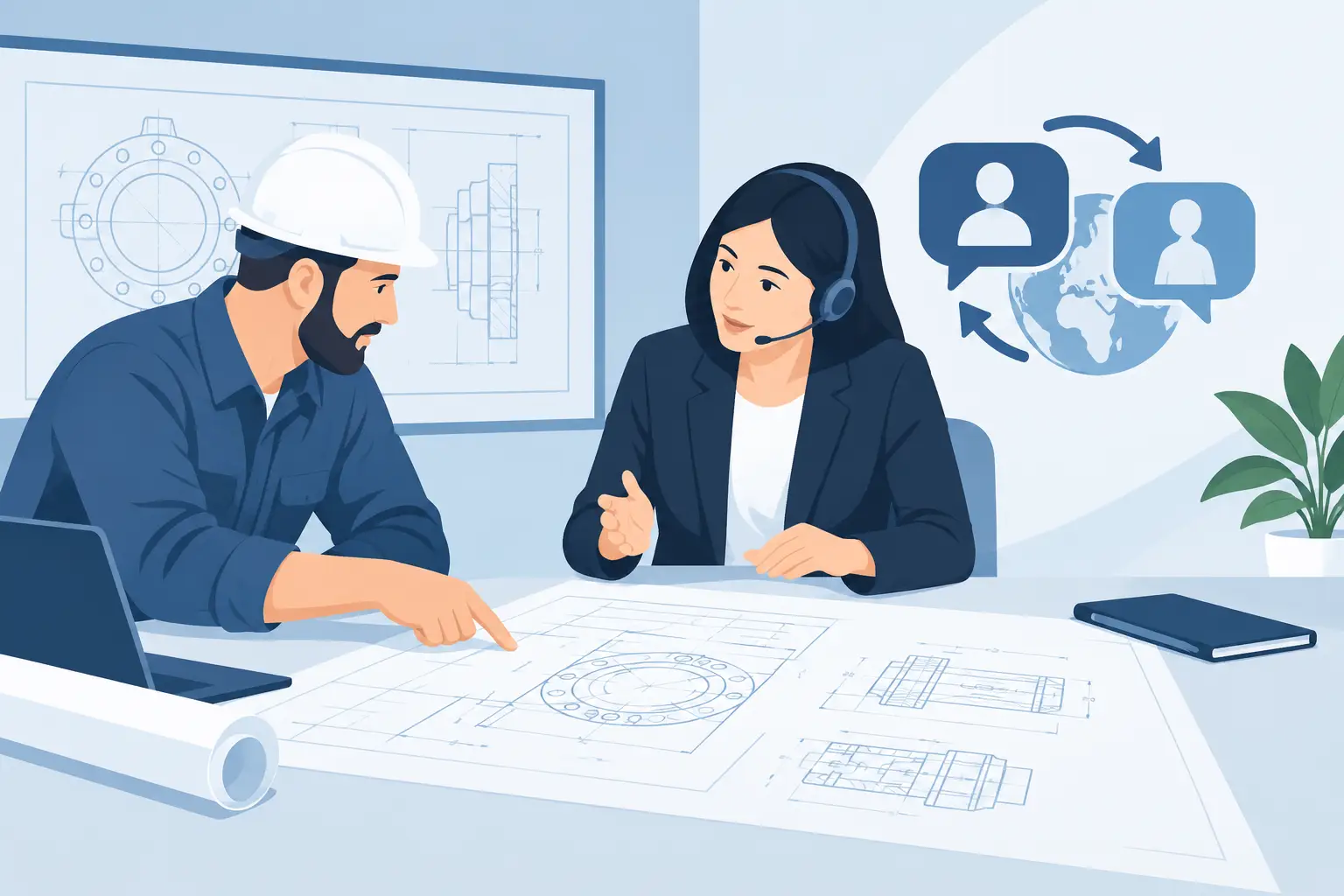 Can Interpreters Translate Engineering Drawings?