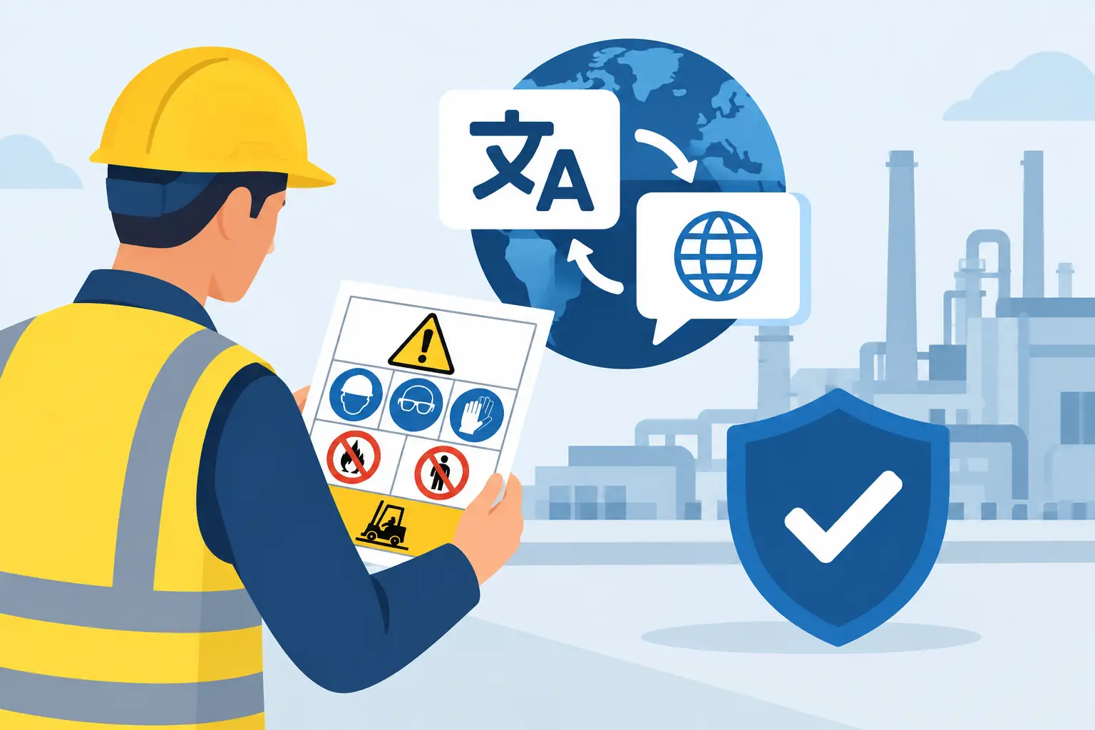 Are Translated Safety Labels Compliant in Industry?